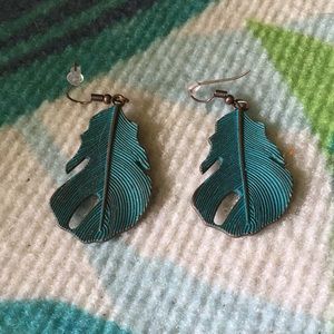 Turquoise dangling earrings!!!